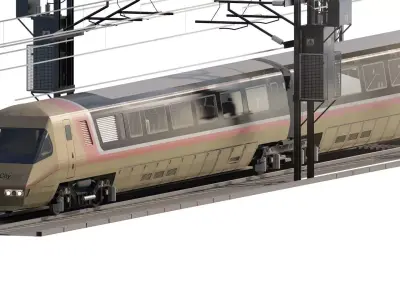 Class 370 Advanced Passenger Train 3D model