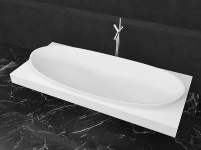 Bath Ceramica Laminia IO 3D model