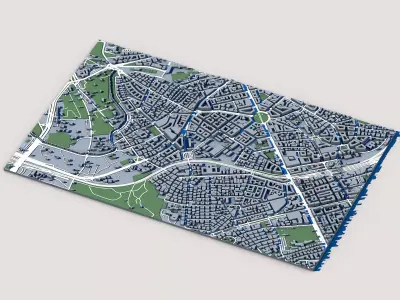 Part of Rome 3D Model Ancient Rome Skyline  3D model