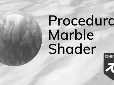 Procedural Marble Shader for Blender Texture