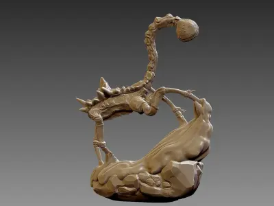 Creature Character  3D model