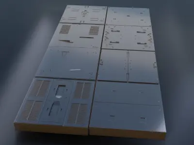 sci fi asset 3D model