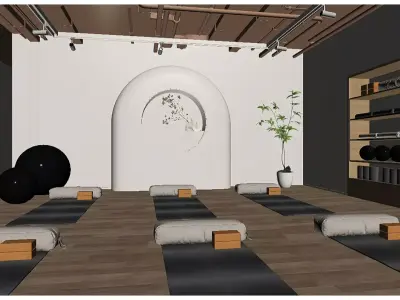 Yoga Studio 3D model