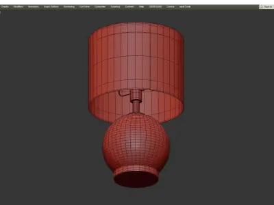 SAFAVIEH Lighting Lonni Table Lamp Low-poly 3D model