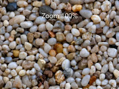Seamless pebble material 7k Texture