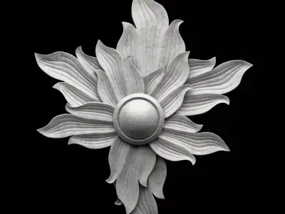 Decor flower 3D model
