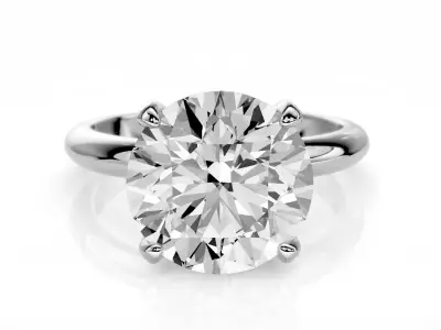 Engagement ring Corina 3ct  3D print model