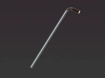 Tron-Casters cane Free 3D model