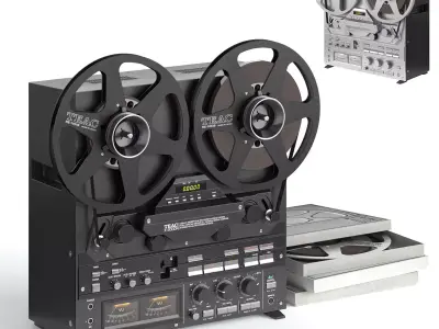 Vintage Teac X2000 Hi-Fi Recorder Reel to Reel 3D model