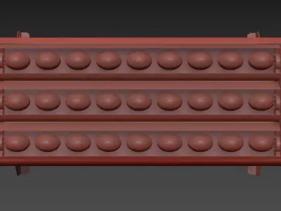  Outdoor industrial Lighting Module  7 3D model