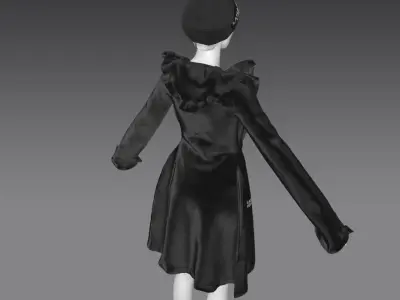 3D Leather Jacket LanAnhLight 3D print model