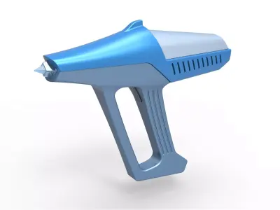 Pistol of Traybors henchmen from Buck Rogers in the 25th Century 3D print model