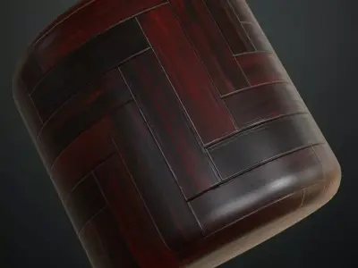 Natural Knotted Pine Wood Planks PBR Seamless Texture