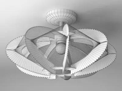 Ceiling lamp Globo lightning 2 3D model