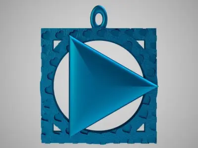 Love Play Keychain 3D print model