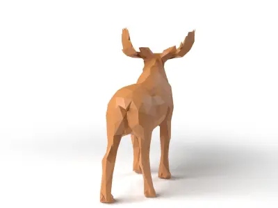 MooseII Low Poligonal Low-poly 3D model