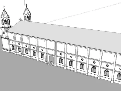 Architecture-Religion-God-Culture-Temple-0142 church 3D model