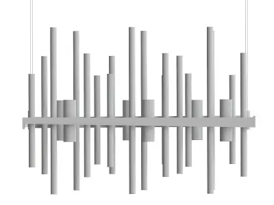 Cityscape Small Linear Pendant 3D model