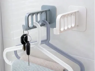 Folding Wall Hanger 3D Printing Free 3D print model