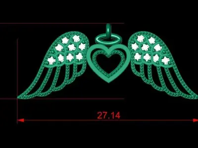 Pendant P182 3D Print Model 3D print model