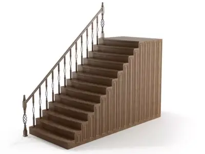 Stairs   Hand Railings 3D model