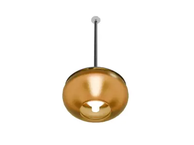 Stylized Hanging Light Fixture for Interior Design and Archviz 3D model