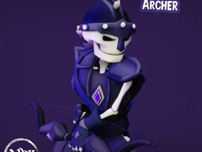 Cartoon Skeleton Army Pack - Mobile Game Ready