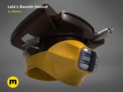Princess Leia - Boushh Helmet 3D print model