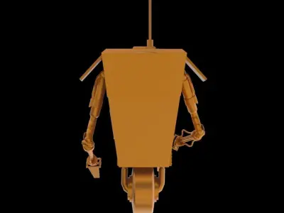 Claptrap star wars robot 3D model