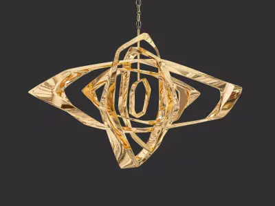 LaCage Horizontal Chandelier 3D model