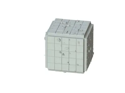 Sci Fi Object No 1824 Low Poly Low-poly 3D model
