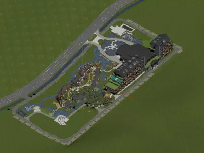 community center 3D model