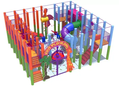 Indoor Playground 3D model