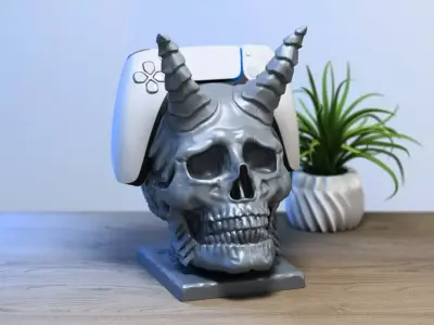 Skull dragon ps5 controller stand 3D print model