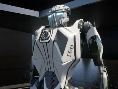 Human robot 3D model