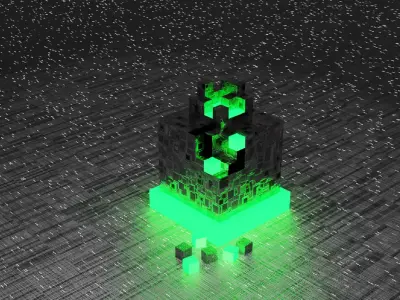 art cube 3D model
