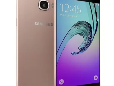 Samsung Galaxy A3 2016 Pink 3D model