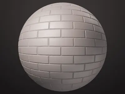 Red shiny brick wall texture Texture