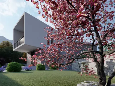 Weekend -Villa -House Model -Exterior and interior Render 3D model