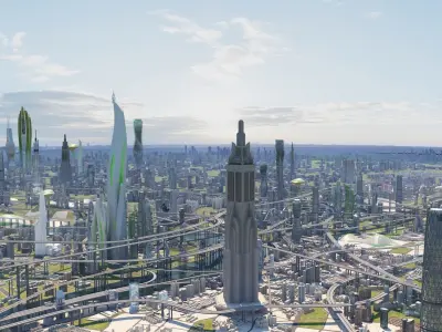 Future city  3D model