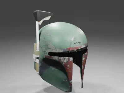 mandalorian Boba Fett Helmet 3D model