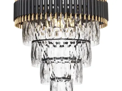 Empire Black Chandelier Crystal D 54 by lalume   3D model