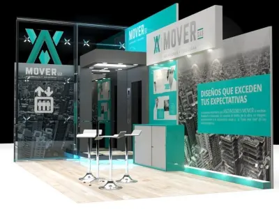 STAND EXHIBITION MOVER 3D model