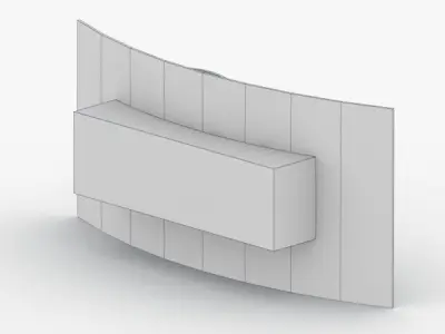 1480 - Bra Lamp Low-poly 3D model