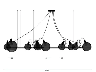 Chandelier Cetus SKU 20924 Free 3D model