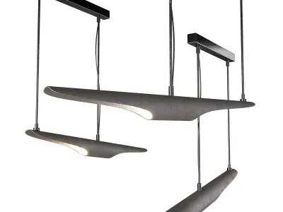 Coltrane pendant light Low-poly 3D model