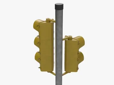 Traffic Lights Set 3D model