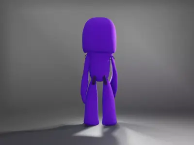 DOLLKIDZ  THE  KID IN BEAR SUIT Low-poly 3D model