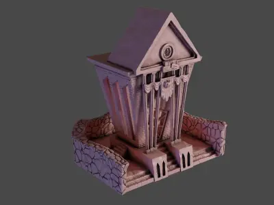 City Hall - Halloween Town Project 3D Print Model 3D print model