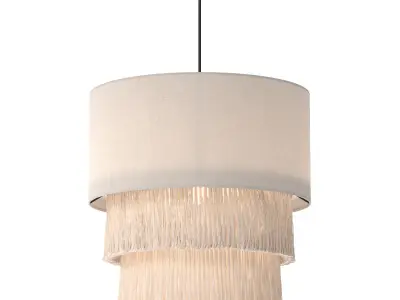 Macrame Lampshade 3D model